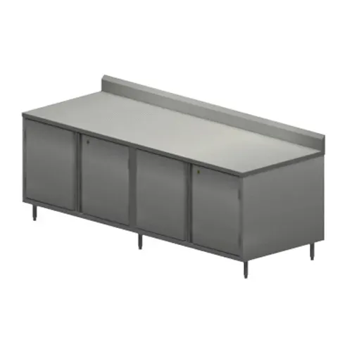 BK Resources BK Resources CSTR5-3096HL Work Table, with Top, Doors and - 960"W x 300"D x 39.75"H