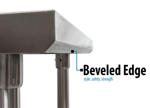 BK Resources BK Resources CVTR5-6024 Work Table, Stainless Steel Top with and - 600"W x 240"D