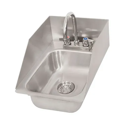 BK Resources BK Resources DDI-1014524S-P-G Compartment Drop-In Sink /
