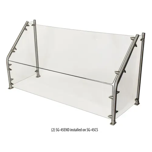 BK Resources BK Resources SG-45END Sneeze Guard Glass End Panels
