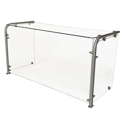 BK Resources BK Resources SG-90CS-60G 90° Angled Sneeze Guard