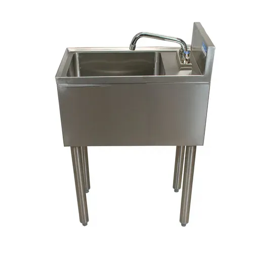 BK Resources BK Resources UB4-21-1014HSS-P-G Underbar Sink Unit, Compartment, , with and / - 14.50"W x 21.25"D