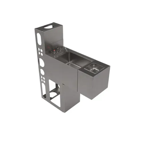 BK Resources BK Resources UBDW-21-SS12-GR-PG Underbar Sink Unit, Compartment, , with and / - 120"W x 34.75"D