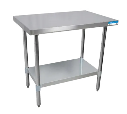 BK Resources BK Resources VTT-1872 Work Table, Stainless Steel Top with and - 720"W x 180"D