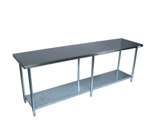 BK Resources BK Resources VTT-9630 Work Table, Stainless Steel Top with and - 960"W x 300"D