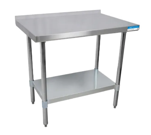 BK Resources BK Resources VTTR-1872 Work Table, Stainless Steel Top with and - 720"W x 180"D