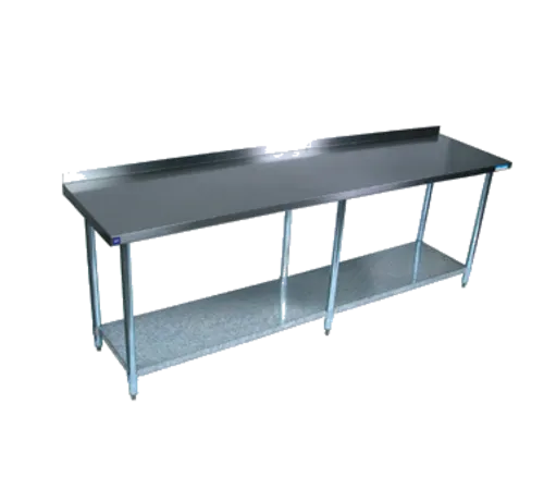 BK Resources BK Resources VTTR-1896 Work Table, Stainless Steel Top with and - 960"W x 180"D