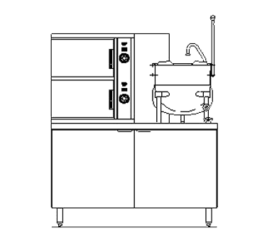 Blodgett Steam SB-10G-6K Combination Steamer Blodgett Steam SB-10G-6K Combination Steamer
