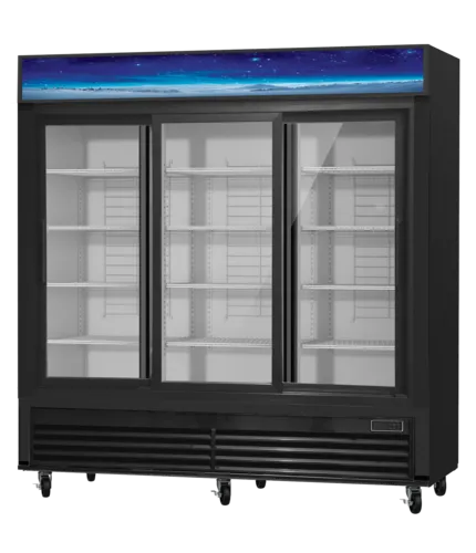 Blue Air Blue Air
BGM69SLB-HC
 78.13'' 

 Section

Refrigerated Glass Door Merchandiser