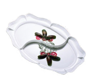 Bon Chef 2031DPLUM Queen Anne Divided Platter