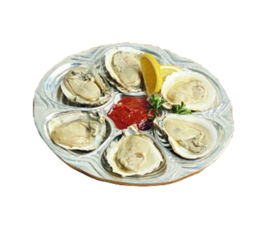 Bon Chef 5017HGRN Oyster/Clam Plate