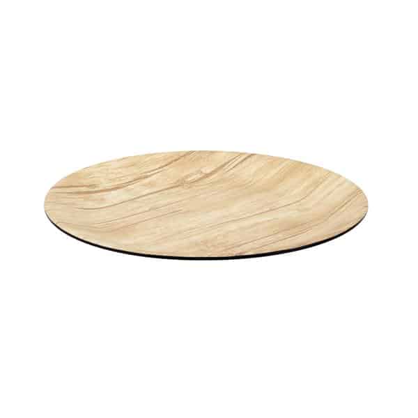 Bon Chef 53975BLK-BAMBOO Dinner Plate