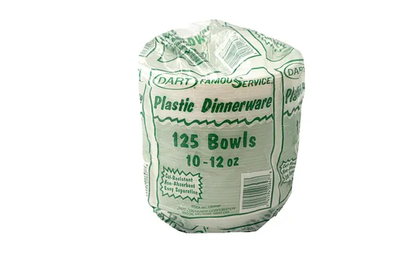 DART BOWL, 10.5 OZ, PLASTIC, WHITE, 125/PK