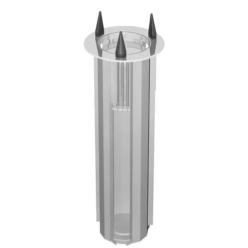 Caddy CM-10 Unheated Open Round Drop-In Dish Dispenser for Dishes up to 5-3/4"