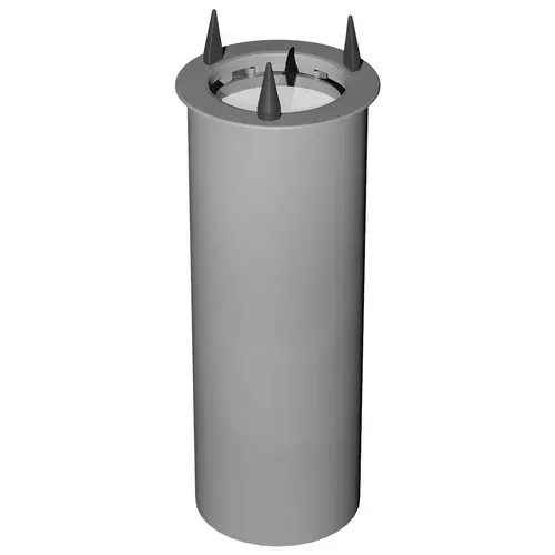Caddy CM-20-S Unheated Shielded Round Drop-In Dish Dispenser for 5-7/8" to 7-1/4" Dishes