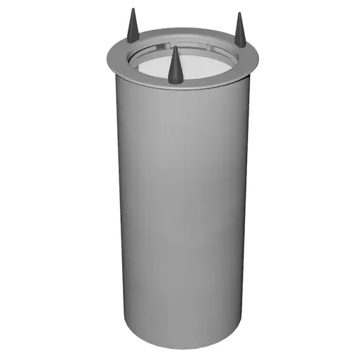 Caddy CM-30-S Unheated Shielded Round Drop-In Dish Dispenser for 7-3/8" to 9-1/2" Dishes