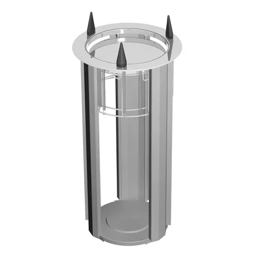 Caddy CM-40 Unheated Open Round Drop-In Dish Dispenser for 9-5/8" to 10-1/8" Dishes