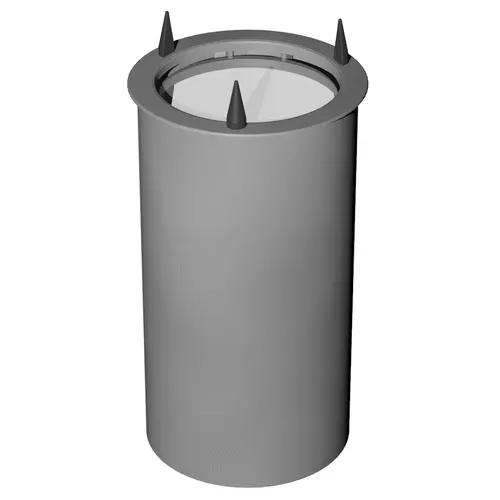 Caddy CM-50-S Unheated Shielded Round Drop-In Dish Dispenser for 10-1/4" to 12" Dishes