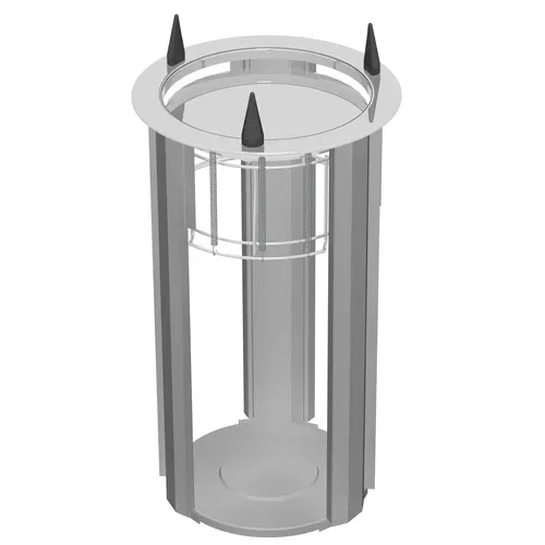 Caddy CM-50 Unheated Open Round Drop-In Dish Dispenser for 10-1/4" to 12" Dishes