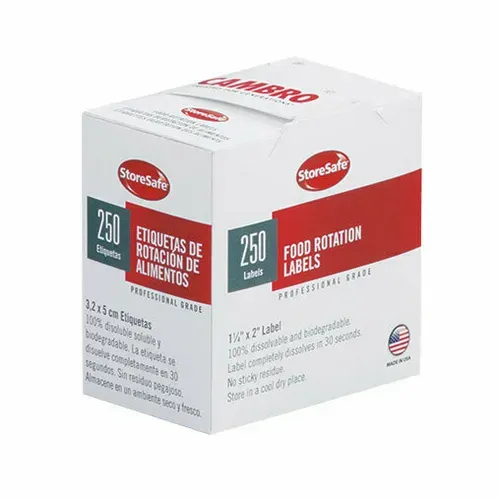 Cambro Cambro 1252SLINB250 StoreSafe® Food Rotation Label