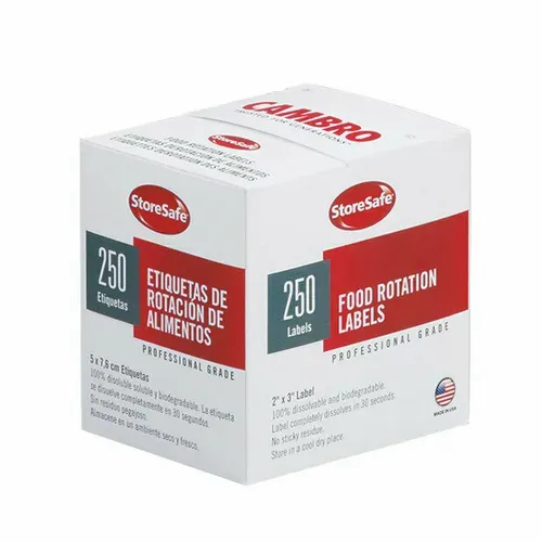 Cambro Cambro 23SLB250 StoreSafe® Food Rotation Label