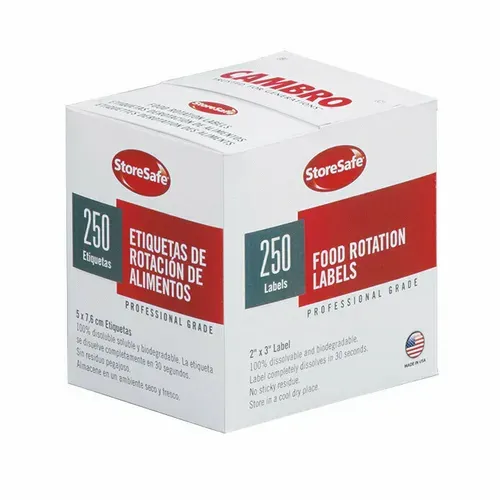 Cambro Cambro 23SLINB250 StoreSafe® Food Rotation Label