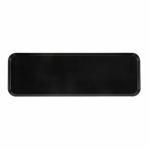 Cambro Cambro 826MT110 Black Fiberglass Rectangular Market Display Tray - 8-1/4" x 25-1/2" x 3/4"