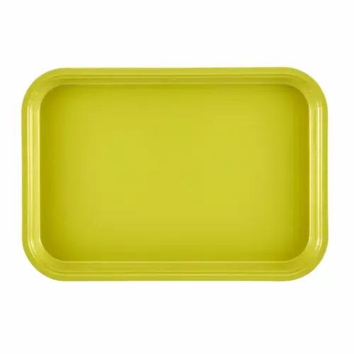 Cambro Cambro 913MT145 Yellow Fiberglass Rectangular Market Display Tray - 8-7/8" x 12-3/4" x 1"
