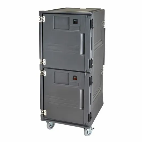 Cambro Cambro PCUCHSP615 Security Package Pro Cart Ultra™ Solid Door Mobile Heated Holding Cabinet, 110 Volts