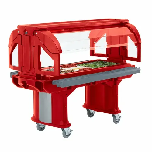Cambro Cambro VBRHD6158 Versa Food Bars™ (5) Full Size Pan Cold Food Serving Counter