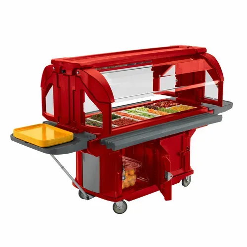 Cambro Cambro VBRU6158 Versa Food Bars Ultra Series (5) Full Size Pan Cold Food Serving Counter