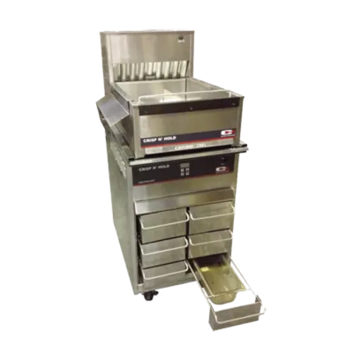 Carter-Hoffmann FFSTKPKG CNH18XD Crisp 'N Hold station stacked on top of