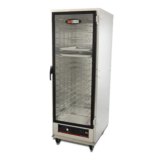 Carter-Hoffmann HL1-14 3/4 Height Glass Door Mobile Heated Holding Cabinet, 120 Volts