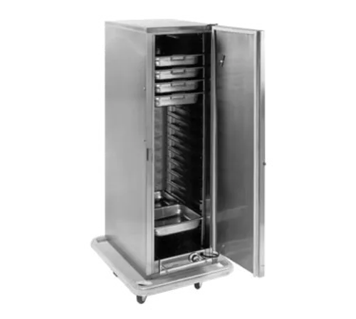Carter-Hoffmann PH1200 Full Height Solid Door Mobile Heated Holding Cabinet, 120 Volts