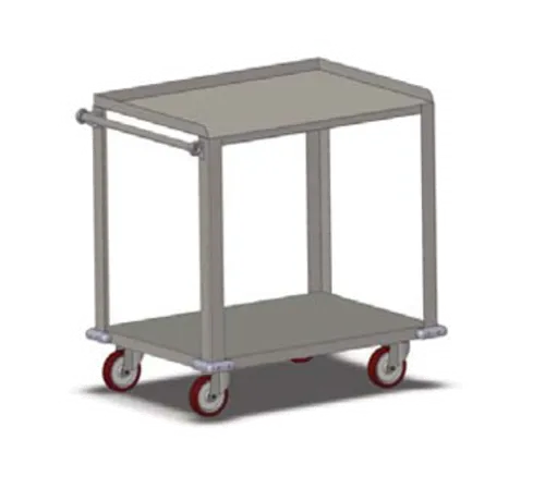Carter-Hoffmann UC2S2433 Two shelf utility cart