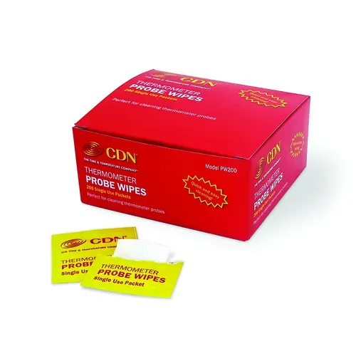 CDN PW200 Thermometer Probe Wipes
