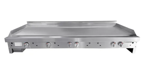 Connerton Connerton CG-72-T-S 1" 72.00'' Countertop Gas Griddle with Thermostatic Controls - 132,000 BTU