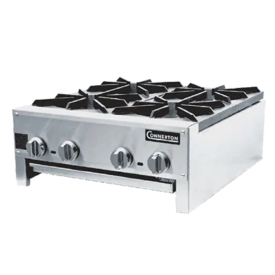 Connerton CHP-212-S 2 Burner Countertop Gas Hotplate / Range with Manual Controls - 56,000 BTU