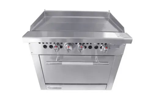 Connerton Connerton CN36-36G Restaurant Gas Range, with (1) 36" Griddle and Bake-n-Roast Oven - 203,000 BTU