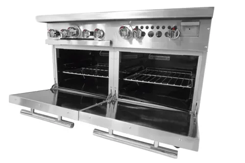 Connerton Connerton
CN48-2-36G-2OV
Restaurant Gas Range,
48" W
with 


and Controls,
-