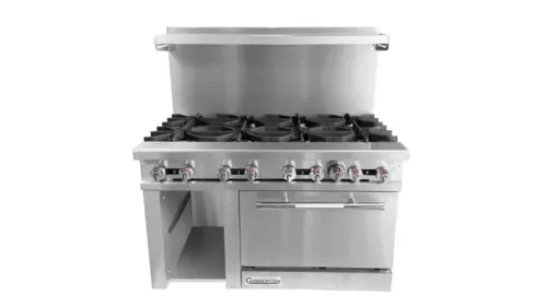 Connerton Connerton CN48-8 Restaurant Gas Range, 48" W with 8 Bake-n-Roast Oven and Controls, - 259,000 BTU
