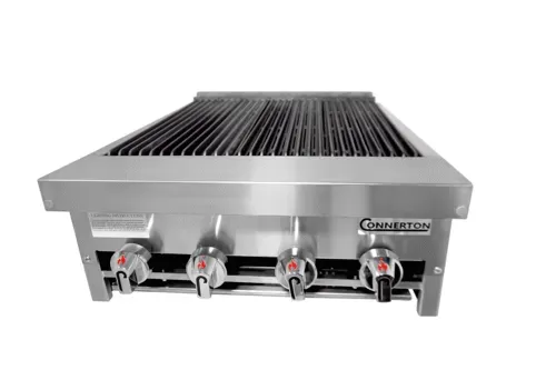 Connerton Connerton CRB-24-S 24.00" Gas Countertop Standard Duty Radiant Charbroiler with Manual Control - 12000 - 55000