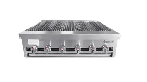 Connerton Connerton CRB-36-S 36.00" Gas Countertop Standard Duty Radiant Charbroiler with Manual Control - 56000 - 104000