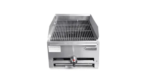 Connerton Connerton RLRB-23-17R-S 17.00" Gas Countertop Standard Duty Radiant Charbroiler with Manual Control - 12000 - 55000