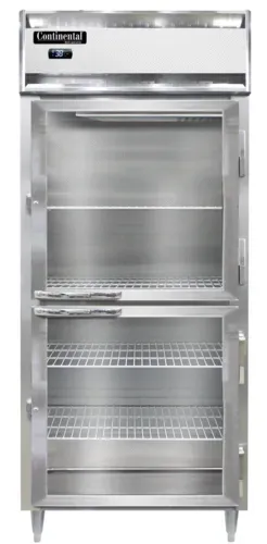 Continental Refrigerator Continental Refrigerator D1RXNSAPTHD-GD-SD 36.25'' Section Door Pass-Thru Refrigerator