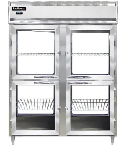 Continental Refrigerator Continental Refrigerator D2RENSAPTHD-GD-GD 570'' Section Door Pass-Thru Refrigerator