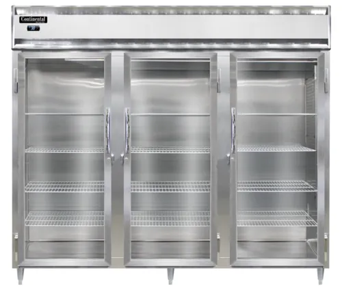 Continental Refrigerator Continental Refrigerator D3RENSAPT-GD-SD 85.50'' Section Door Pass-Thru Refrigerator
