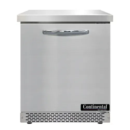 Continental Refrigerator Continental Refrig SWF27N-FB Work Top Freezer