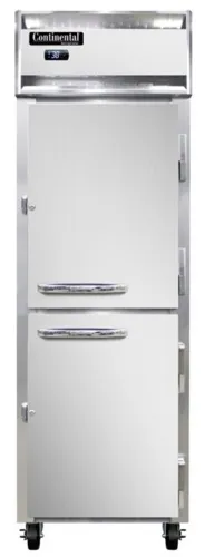 Continental Refrigerator Continental Refrigerator 1RNSSPTHD-SD-GD 260'' Section Door Pass-Thru Refrigerator