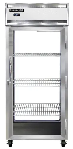Continental Refrigerator Continental Refrigerator 1RXNPT-GD-GD 36.25'' Section Door Pass-Thru Refrigerator
